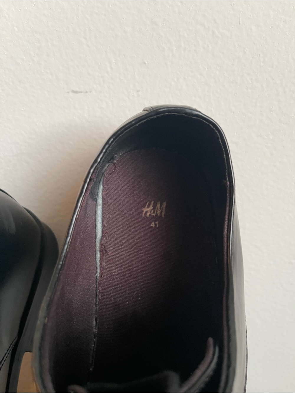 H&M Black Men's Oxford Shoe
